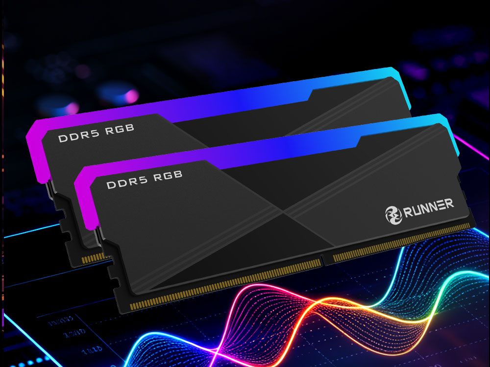 RUNNER 炫跃 RGB DDR5 高性能内存-