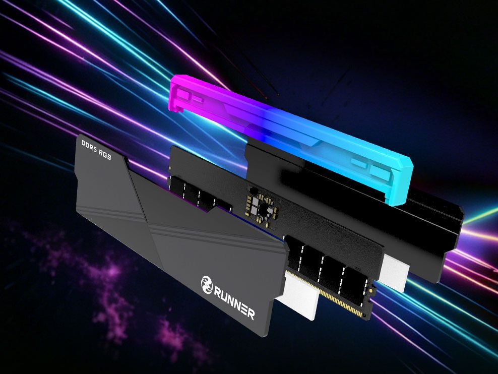 RUNNER 炫跃 RGB DDR5 高性能内存-